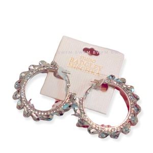 Nwt Studio Badgley Misghka silver tone hoop earring